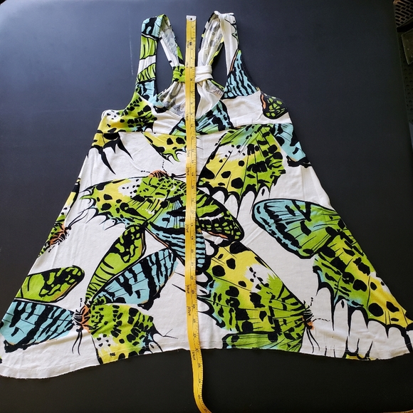 CAbi Neon Wings Butterfly Racerback Tank - Picture 10 of 13